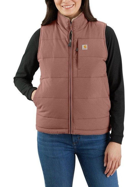 Carhartt Jackets & Blazers - Carhartt Women's Quilted Reversible Vest - Rose Brown